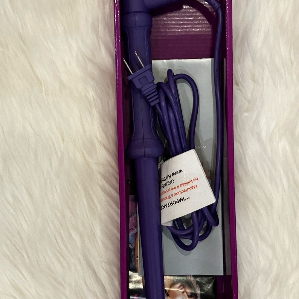 Herstyle Vibrant Purple Hair Curling Wand - Picture 2 of 7